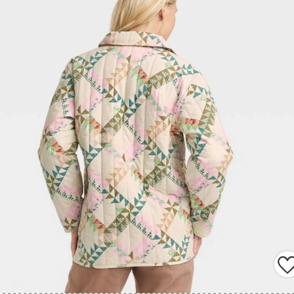 Universal Thread Multicolor Quilted Jacket - Picture 2 of 13